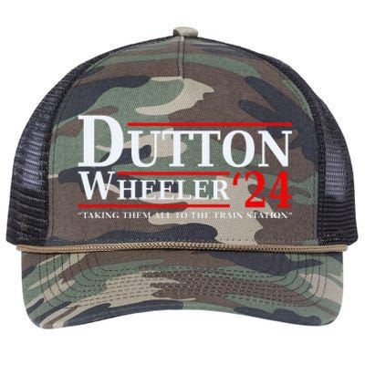 Dutton Wheeler 2024  Taking Them All To The Train Station Retro Rope Trucker Hat Cap