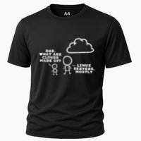 Dad What Are Clouds Made Of Linux Servers It Programmer Cooling Performance Crew T-Shirt