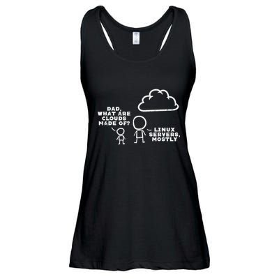 Dad What Are Clouds Made Of Linux Servers It Programmer Ladies Essential Flowy Tank