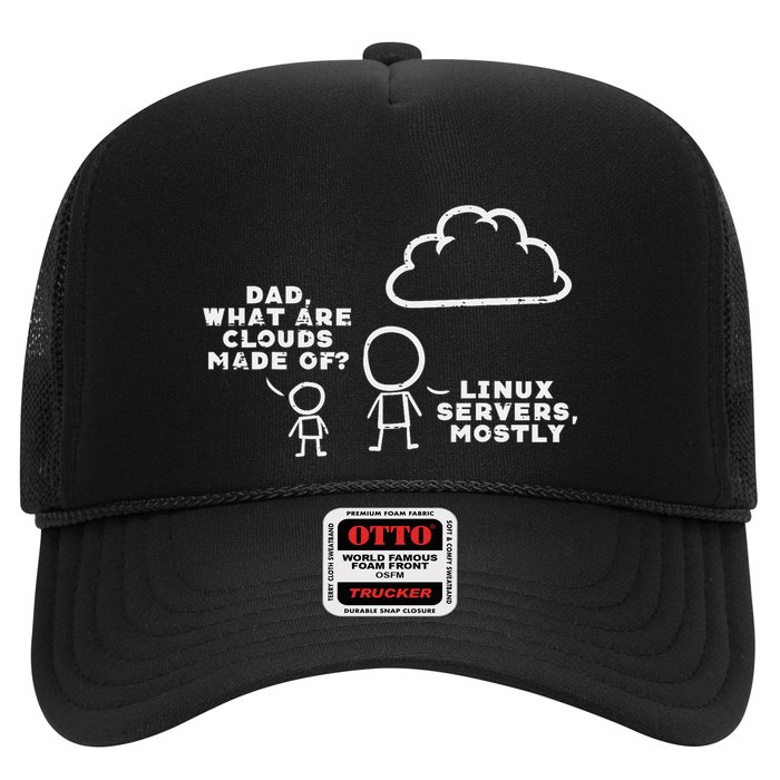 Dad What Are Clouds Made Of Linux Servers It Programmer Trucker Hat