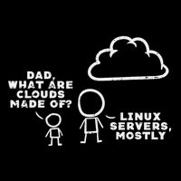Dad What Are Clouds Made Of Linux Servers It Programmer Women's T-Shirt