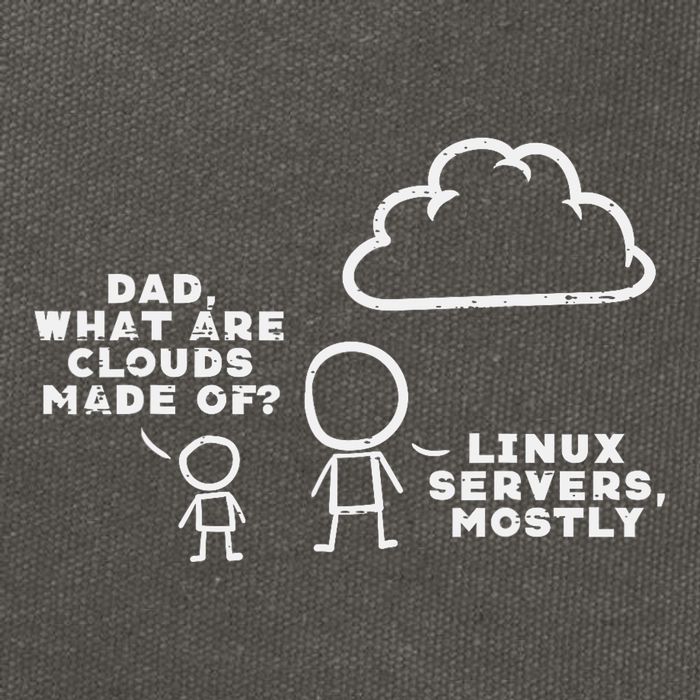 Dad What Are Clouds Made Of Linux Servers It Programmer Cotton Canvas Backpack