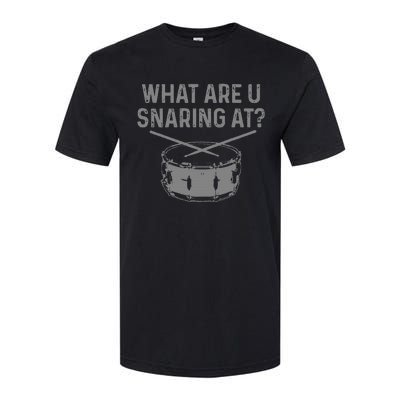 Drummer What Are You Snaring At Funny Drums Snare Softstyle CVC T-Shirt