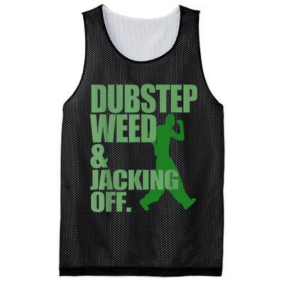 Dubstep Weed And Jacking Off Mesh Reversible Basketball Jersey Tank