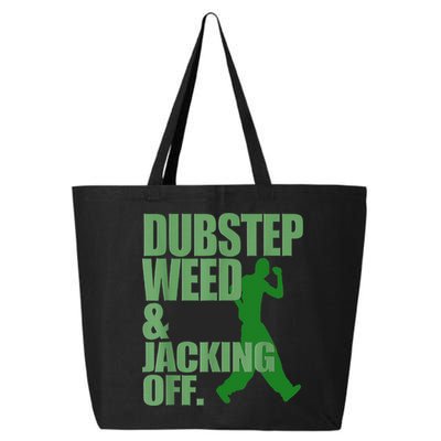 Dubstep Weed And Jacking Off 25L Jumbo Tote