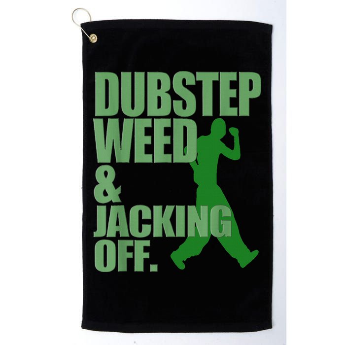 Dubstep Weed And Jacking Off Golf Towel