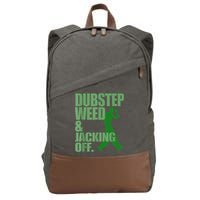 Dubstep Weed And Jacking Off Cotton Canvas Backpack