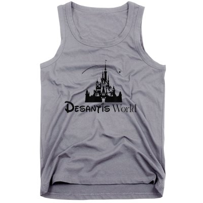 Desantis World AntiWoke Corporation Political Tank Top