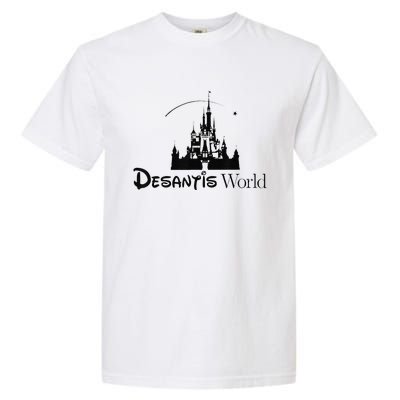 Desantis World AntiWoke Corporation Political Garment-Dyed Heavyweight T-Shirt