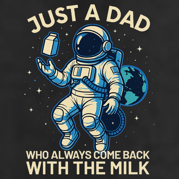 Dad Who Always Came Back With The Milk Star Astronaut Space Cool Comfort Performance Bucket Hat