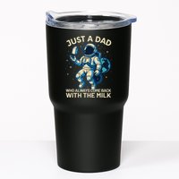 Dad Who Always Came Back With The Milk Star Astronaut Space Tumbler