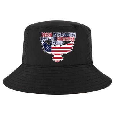 Dream With Ambition Lead With Conviction Kamala Harris Cool Comfort Performance Bucket Hat