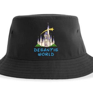 Desantis World Anti Woke Conservative Sustainable Bucket Hat