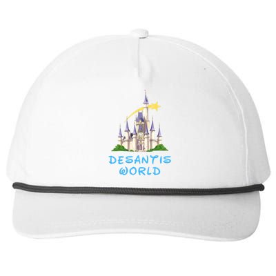 Desantis World Anti Woke Conservative Snapback Five-Panel Rope Hat