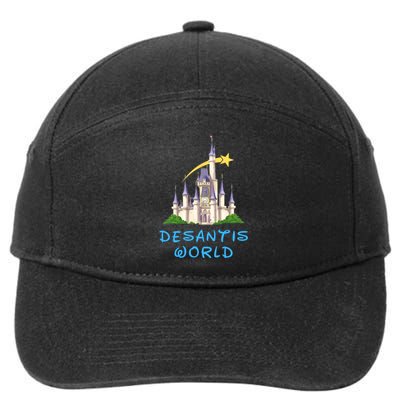 Desantis World Anti Woke Conservative 7-Panel Snapback Hat