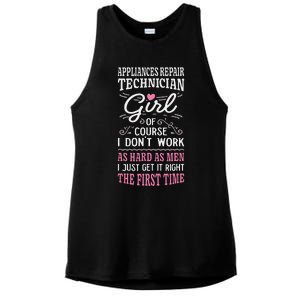 Dont Work As Hard As Appliances Repair Technician Ladies PosiCharge Tri-Blend Wicking Tank