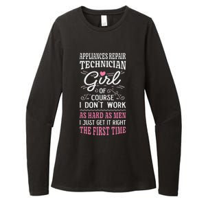 Dont Work As Hard As Appliances Repair Technician Womens CVC Long Sleeve Shirt