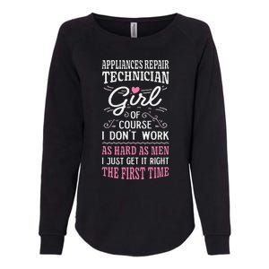 Dont Work As Hard As Appliances Repair Technician Womens California Wash Sweatshirt