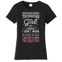 Dont Work As Hard As Appliances Repair Technician Women's T-Shirt