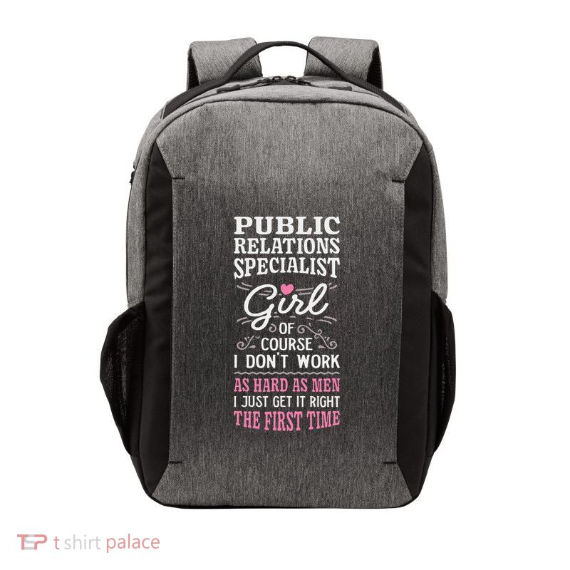 DonT Work As Hard As Public Relations Specialist Vector Backpack