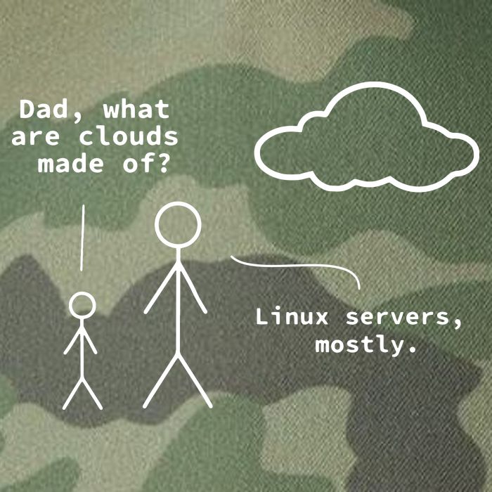 Dad What Are Clouds Made Of Debian Linux Programmer Legacy Tie Dye Trucker Hat
