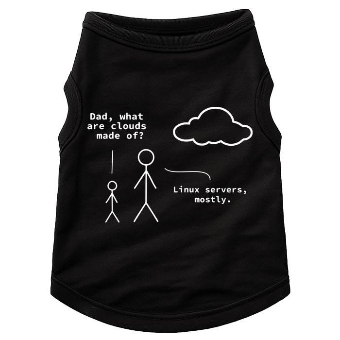 Dad What Are Clouds Made Of Debian Linux Programmer Doggie Tank