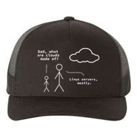 Dad What Are Clouds Made Of Debian Linux Programmer Yupoong Adult 5-Panel Trucker Hat