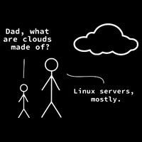 Dad What Are Clouds Made Of Debian Linux Programmer Ladies Essential Flowy Tank