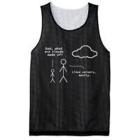 Dad What Are Clouds Made Of Debian Linux Programmer Mesh Reversible Basketball Jersey Tank