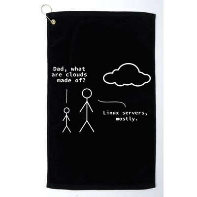 Dad What Are Clouds Made Of Debian Linux Programmer Golf Towel