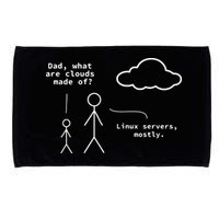 Dad What Are Clouds Made Of Debian Linux Programmer Microfiber Hand Towel