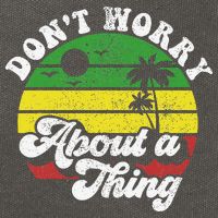 Dont Worry About A Thing Jamaica Rasta Reggae Jamaican Gift Cotton Canvas Backpack
