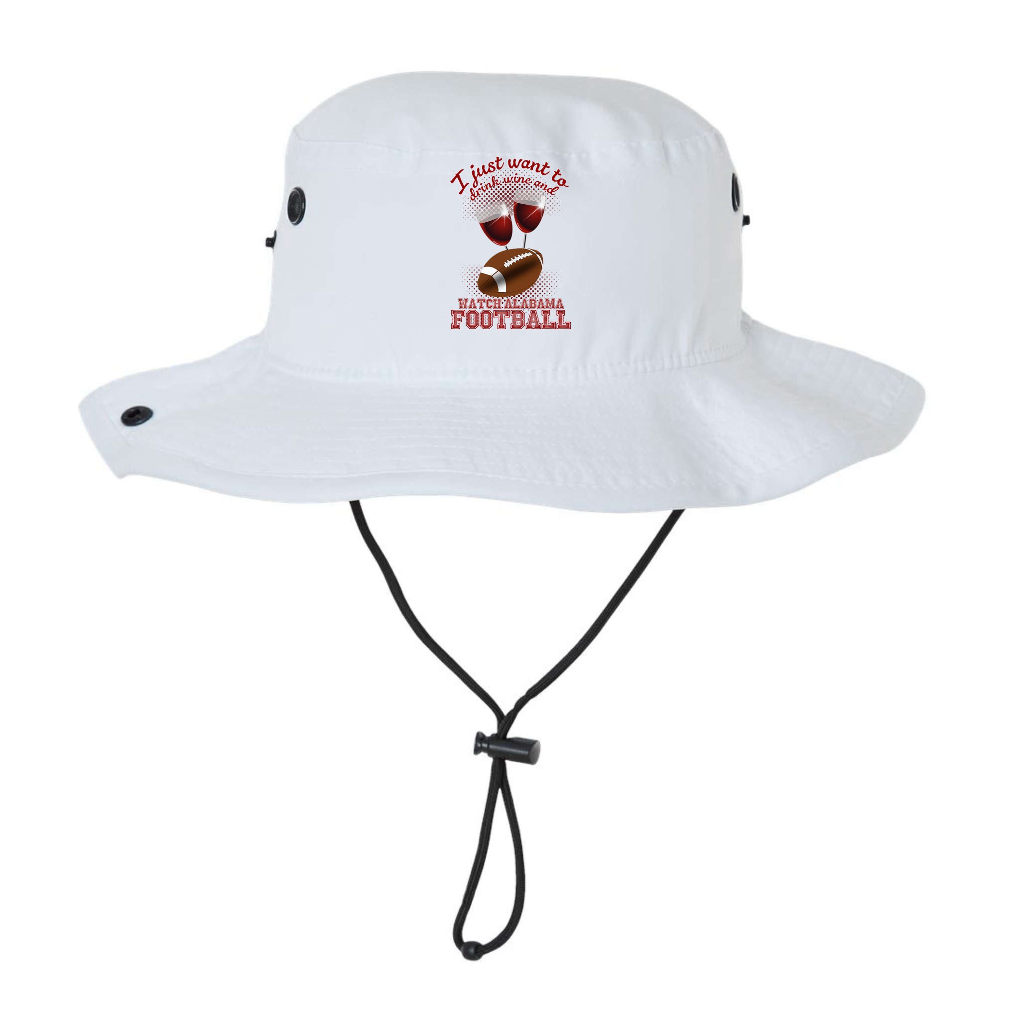 Drink Wine And Watch Alabama Football Bucket Hat