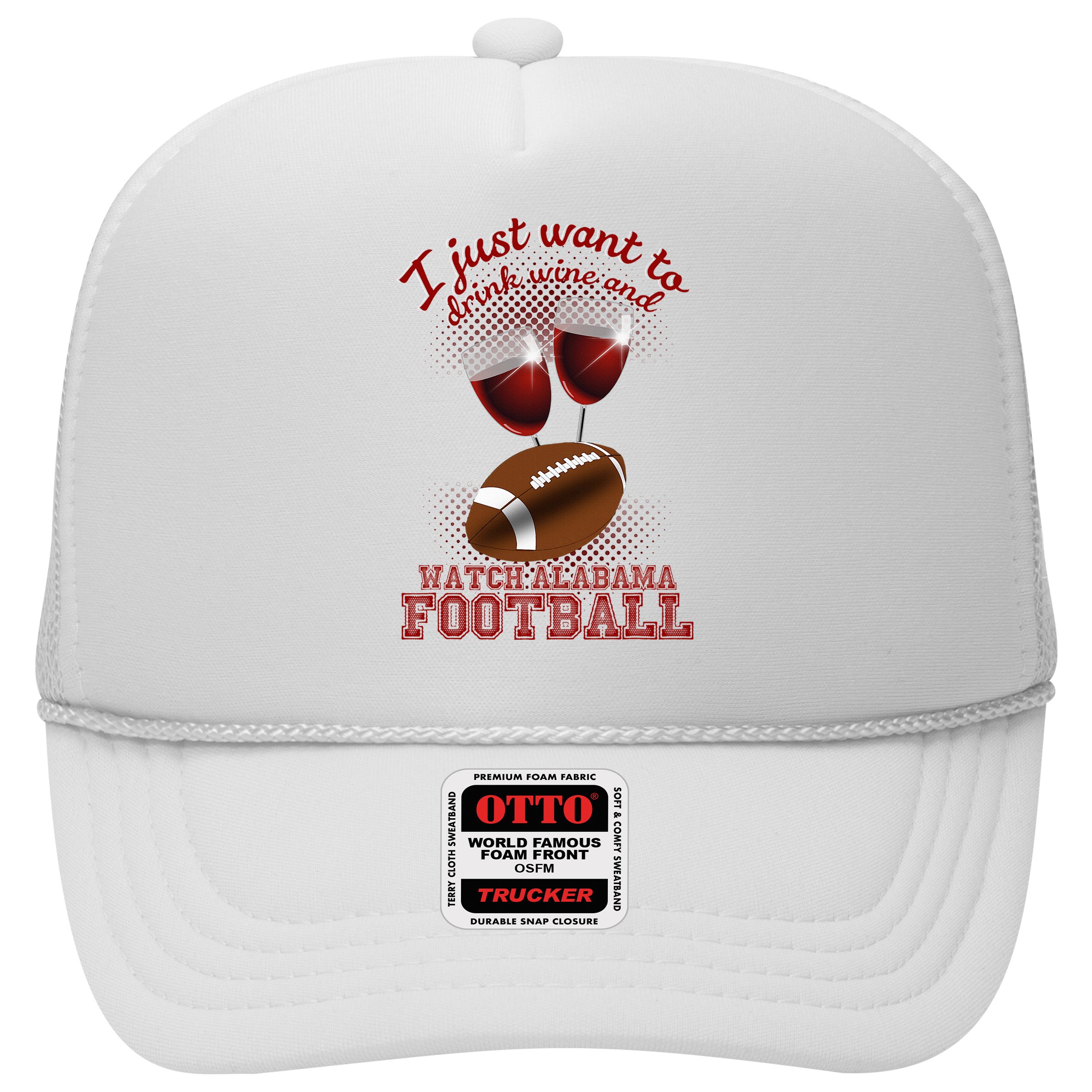 Drink Wine And Watch Alabama Football Hat