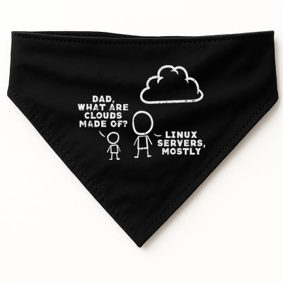 Dad What Are Clouds Made Of Linux Servers It Programmer USA-Made Doggie Bandana