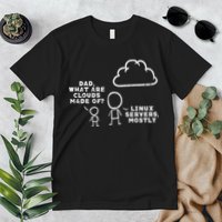 Dad What Are Clouds Made Of Linux Servers It Programmer Premium T-Shirt