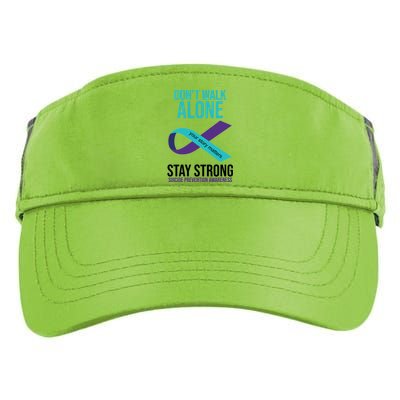 Don't Walk Alone Stay Strong Suicided Prevention Awareness Adult Drive Performance Visor