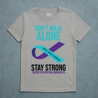 Don't Walk Alone Stay Strong Suicided Prevention Awareness T-Shirt