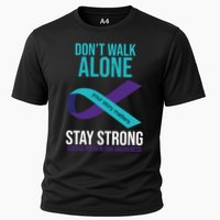 Don't Walk Alone Stay Strong Suicided Prevention Awareness Cooling Performance Crew T-Shirt