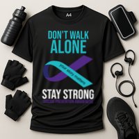 Don't Walk Alone Stay Strong Suicided Prevention Awareness Cooling Performance Crew T-Shirt