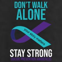 Don't Walk Alone Stay Strong Suicided Prevention Awareness Adult Drive Performance Visor