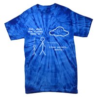 Dad What Are Clouds Made Of? Debian Linux Programmer Gift Tie-Dye T-Shirt