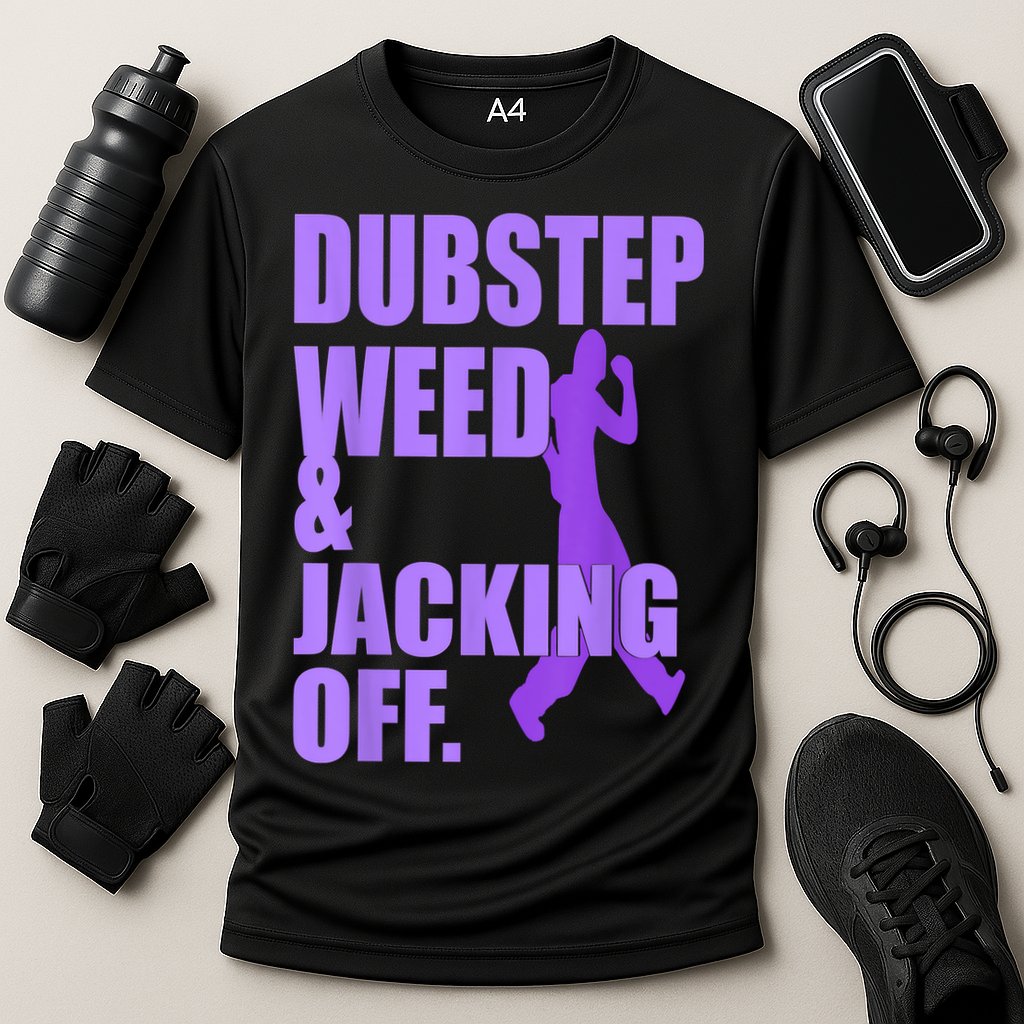 Dubstep Weed And Jacking Off Performance Shirt