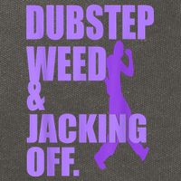 Dubstep Weed And Jacking Off Cotton Canvas Backpack