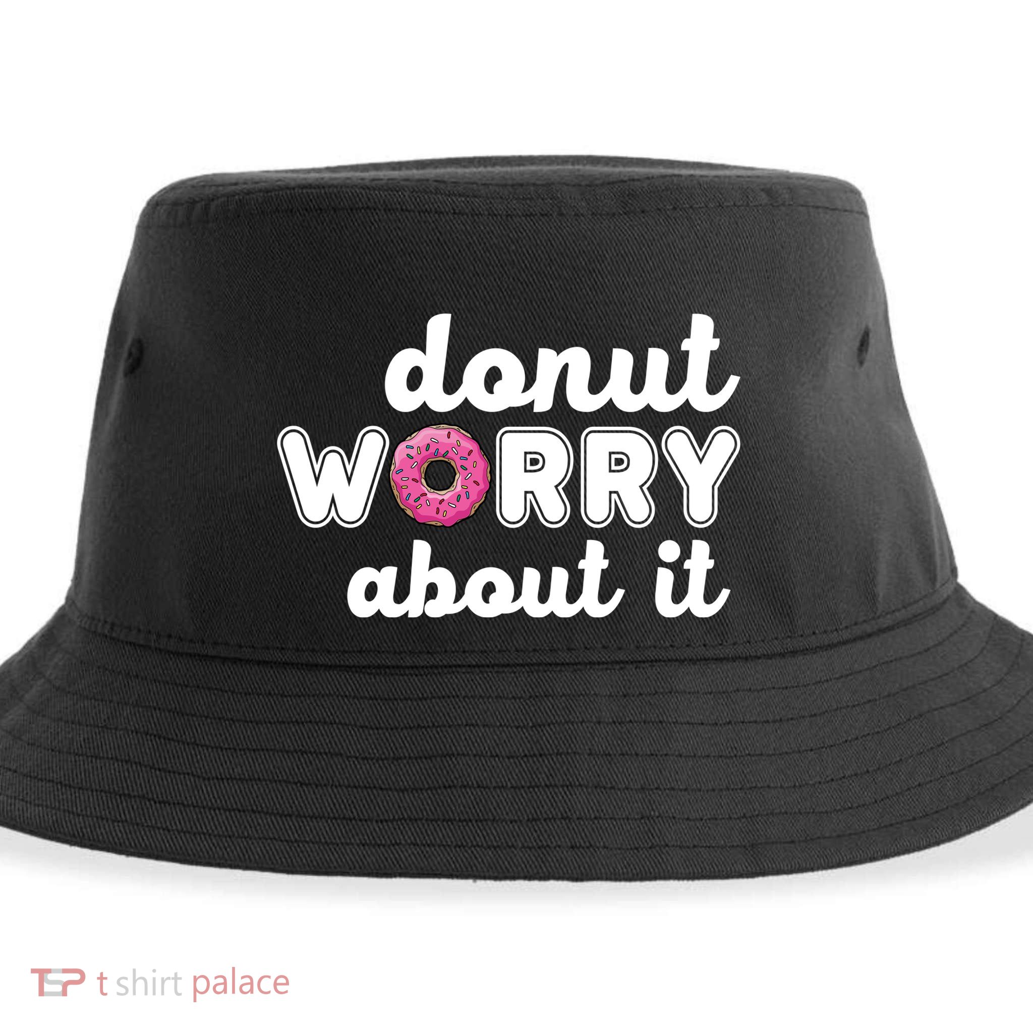 Donut Worry About It Sustainable Bucket Hat