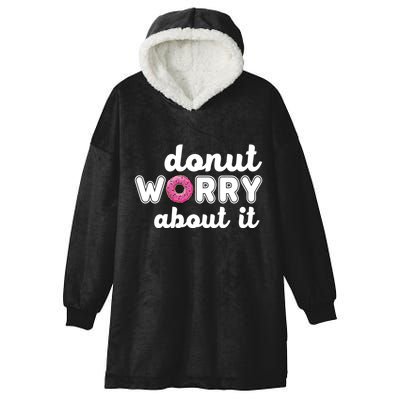 Donut Worry About It Hooded Wearable Blanket