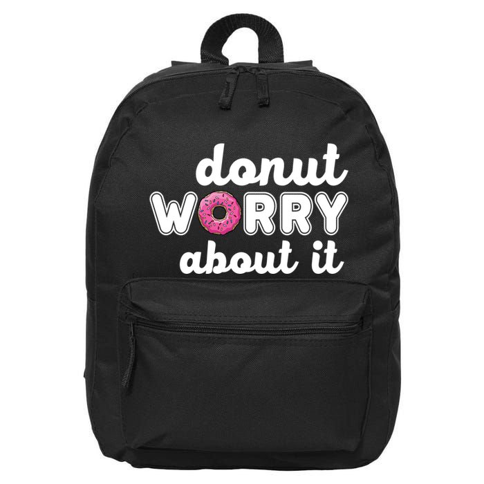 Donut Worry About It 16 in Basic Backpack