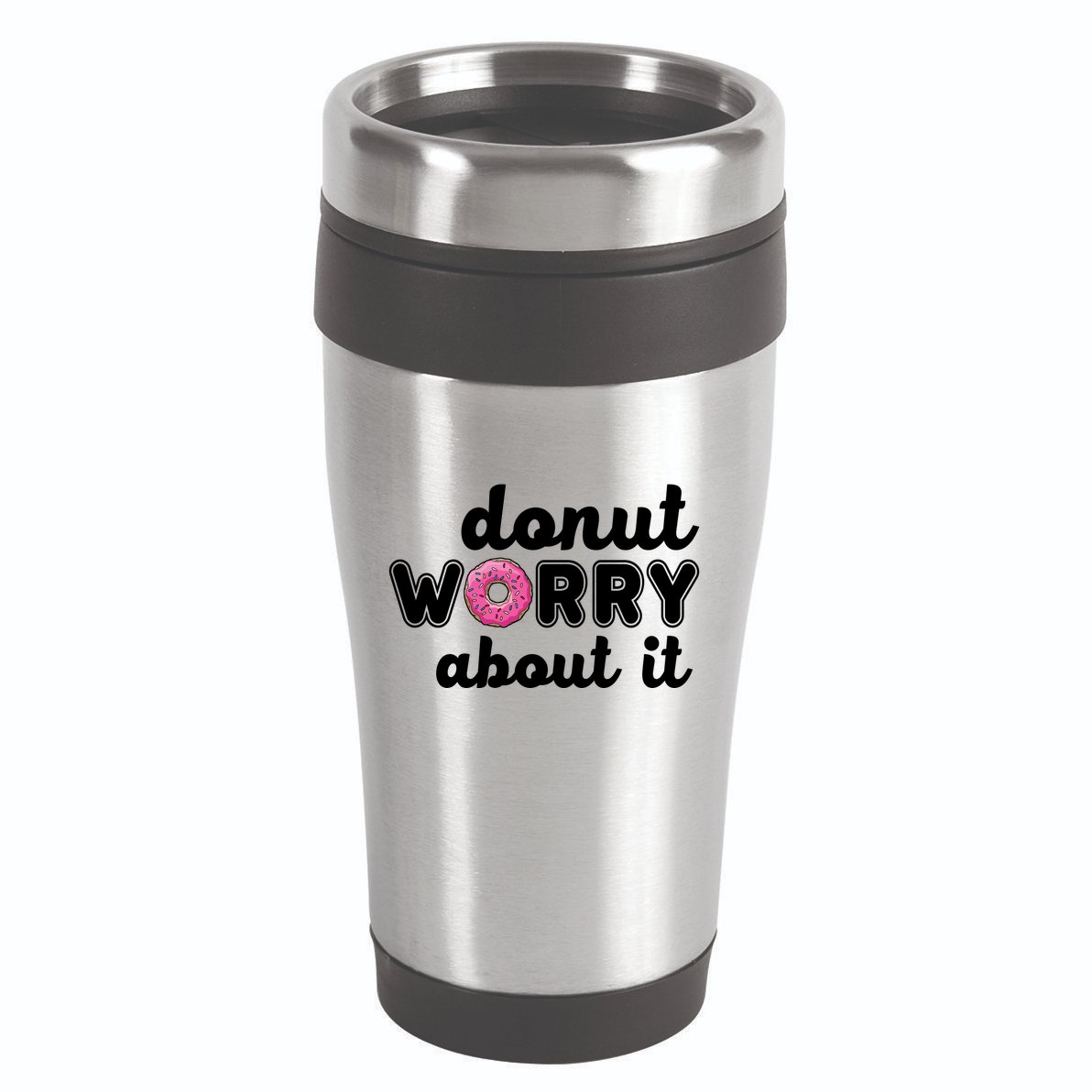 Donut Worry About It 16oz Travel Tumbler