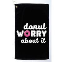 Donut Worry About It Golf Towel