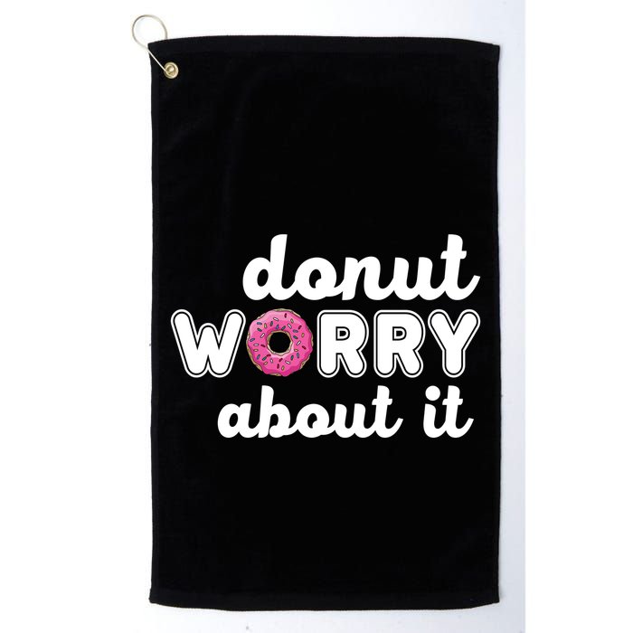 Donut Worry About It Golf Towel